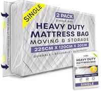 volila 2 Pack Single Mattress Bag - Mattress Protective Storage Bag, Protective Storage Cover, Moving House