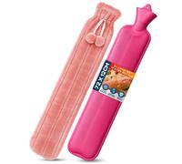 volila 2L Long Hot Water Bottle for Back Ache & Pain Relief in Pink volila Pink