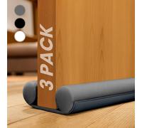 volila 3-Pack Double Sided Draught Excluder for Doors in Grey volila Grey
