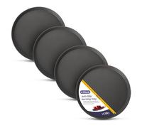 volila 35cm Black Round Tray Ideal for Parties, Drinks, Food & Gatherings | Size: 4 Pack volila Black 4 Pack