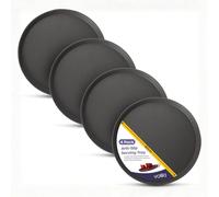 volila 40cm Black Round Tray Ideal for Parties, Drinks, Food & Gatherings | Size: 2 Pack volila Black 2 Pack
