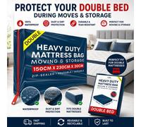 volila Blue Waterproof Mattress Storage Bag with Zipper | Size: Small volila Blue S
