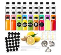 volila Glass Juice Bottles for Heath Shots, Juice On-The-Go in Clear | Size: 48 Pack volila Clear 48 Pack