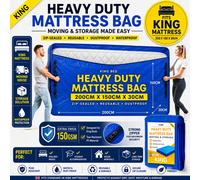 volila King Mattress Bag - Waterproof Mattress Cover With Zipper & Handles For Moving, Storage & Protection From Dust & Pests