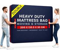 volila Mattress Bag For Moving, Reusable Waterproof Cover With 4 Handles
