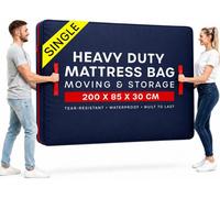 volila Mattress Bag For Moving, Reusable Waterproof Cover With 4 Handles