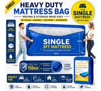 volila Mattress Bag - Waterproof & Heavy-Duty Mattress Moving Bag in Blue | Size: Small volila Blue S
