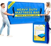 volila Single Mattress Bag - Waterproof Mattress Cover With Zipper & Handles For Moving, Storage & Protection From Dust & Pests