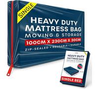 volila Single Mattress Bag With Zipper - Waterproof Mattress Cover For Moving, Protective Storage Bag, Storage Cover, Moving House