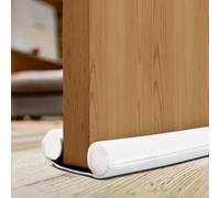 volila White Pack Of 1 Double Sided Draft Excluder - Draught Excluder Guard For Windows & Doors, Keep Cold Air Out