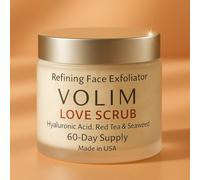 Volim - Love Scrub with Hyaluronic Acid Natural Exfoliating for Wrinkles, Acne, Fine Lines, Blackheads and