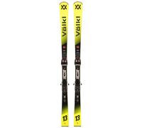 Volkl - Alpine ski package - Racetiger SL + rMotion-T 12 Red 2027 for Men in Wood - Size 165 cm - Yellow Yellow 165 cm
