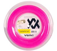 Volkl Classic Synthetic Gut | Tennis Racquet String | All Around | Nylon-Based Center Core (Pink, 16G, Reel)