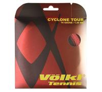 VOLKL CYCLONE TOUR TENNIS STRING 18G/1.20mm 12M SET - Red