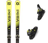 Volkl Racetiger Sc Yellow+vmot 12 Alpine Skis Pack