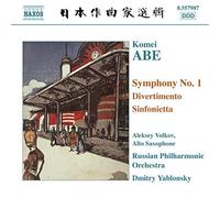 Komei Abe - Symphony No. 1 / Divertimento / Sinfonietta - CD - NAXOS