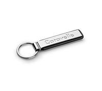 Volkswagen 000087010ACYPN VW Metal Keyring Caravelle Engraved Key Ring, Silver