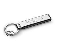 Volkswagen 000087010CAYPN Keyring with ID.3 Lettering, Keychain, Silver/Black, Metal