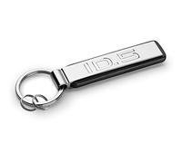 Volkswagen 000087010CEYPN Keyring with ID.5 Lettering, Keychain, Silver/Black, Metal