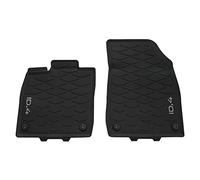 Volkswagen 11B06150282V Rubber Floor Mats Premium All-Weather Mats 2 x Rubber Mats Front with ID.4 Lettering
