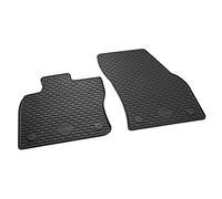 Volkswagen 2K8061551041 Rubber Floor Mats 2 x Front All-Weather Mats Plus Rubber Mats Black