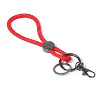 Volkswagen 3A4087010 GTI Design Logo Pendant Key Ring, Red, red, standard size, Contemporary