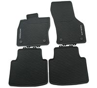Volkswagen 3G8061500 82V Rubber Mats All-Weather Mats Original Rubber Floor Mats Titanium Black Set of 4