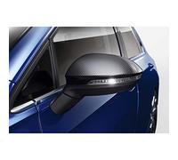 Volkswagen 5H0072530VT1 Mirror Cap Set Carbon Only for Vehicles without Lane Change Assist