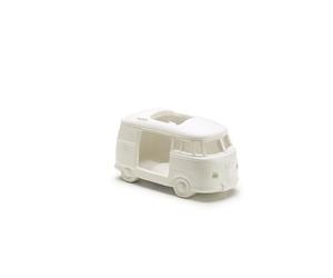 Volkswagen 5H9087798A Tea Light VW T1 Bulli Design Porcelain Tea Light Holder White
