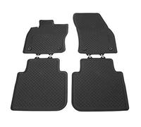 Volkswagen 5NL06150082V Premium Rubber Floor Mats v+h Rubber Mats 4 x All-Weather Mats Black with Tiguan Lettering