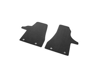 Volkswagen 7L1061275WGK Premium Velour Floor Mats 2 x Front Textile Mats Driver's Cab Black for T6.1 (Facelift) from 2020