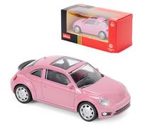 Volkswagen Beetle 1:43 Scale Die-Cast Model Car - Pink | Detailed Collectors Edition Diecast | Official Licensed Product