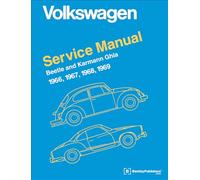 Volkswagen Beetle and Karmann Ghia Official Service Manual 1966-1969: 1966, 1967, 1968, 1969