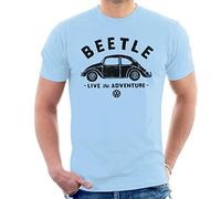 Volkswagen Beetle Black Live The Adventure Men's T-Shirt