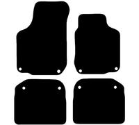 Volkswagen Beetle Cabriolet (round clips) 2003-2010 Car Mats UK-Made Tailored Fit Carpet Floor Mats Full Coverage Compatible Accessory Black Trim