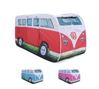 Official Red VOLKSWAGEN Kids Pop Up Campervan Split Screen Indoor & Outdoor Play Tent