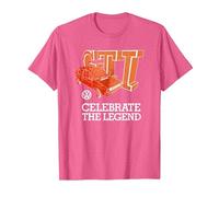 Volkswagen Celebrate The Legend 70s Golf GTI T-Shirt, Men, Pink Heather, XX-Large