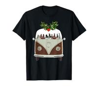 Volkswagen Christmas Christmas Pudding Camper Van T-Shirt