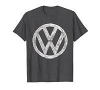 Volkswagen Drawn VW Logo T-Shirt, Men, Dark Heather Grey, Medium