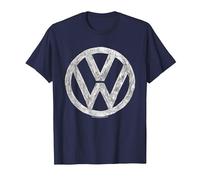Volkswagen Drawn VW Logo T-Shirt, Men, Navy Blue, 4X-Large
