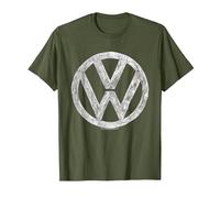 Volkswagen Drawn VW Logo T-Shirt, Men, Olive Green, 3X-Large