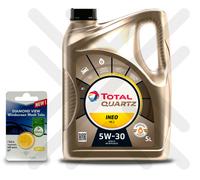 Volkswagen Engine Oil Total Quartz Ineo MC3 5W30 5 Litres + 5L SCREENWASH TAB