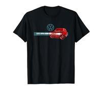 Volkswagen Golf GTI History T-Shirt, Men, Black, Large