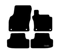 Volkswagen Golf MK8 2020 Onwards Car Mats UK-Made Tailored Fit Carpet Floor Mats Full Coverage Compatible Accessory Black Trim