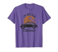 Volkswagen Im Not Old Im A Classic Father's Day T-Shirt, Men, Purple Heather, 3X-Large