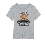 Volkswagen Im Not Old Im A Classic T-Shirt, Women's Plus, Heather Grey, 1X