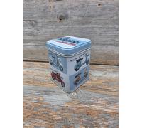 Dog Treat Storage Tin, Retro Look Dog Treat Storage Tin. Dog Biscuit Tin