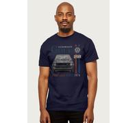 Volkswagen Men's Golf GTI Racing Distressed T-Shirt in Navy | Size: Large Volkswagen Navy L