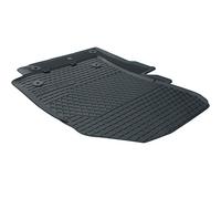 Volkswagen Original VW Touran Rubber Mats 2-Piece Front Black Rotary Toggle Premium Rubber Floor Mats 1T1061502 82V