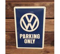 Nostalgic-Art Retro Tin Sign - Volkswagen - Bulli T1 - Adventure Awaits - VW Bus gift idea, Metal Plaque, Vintage design for decoration, 15 x 20 cm